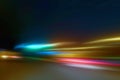 Light Trails in the Dark,ÃÂ Traffic Light trails,ÃÂ AbstractÃÂ Traffic Lines Background Royalty Free Stock Photo